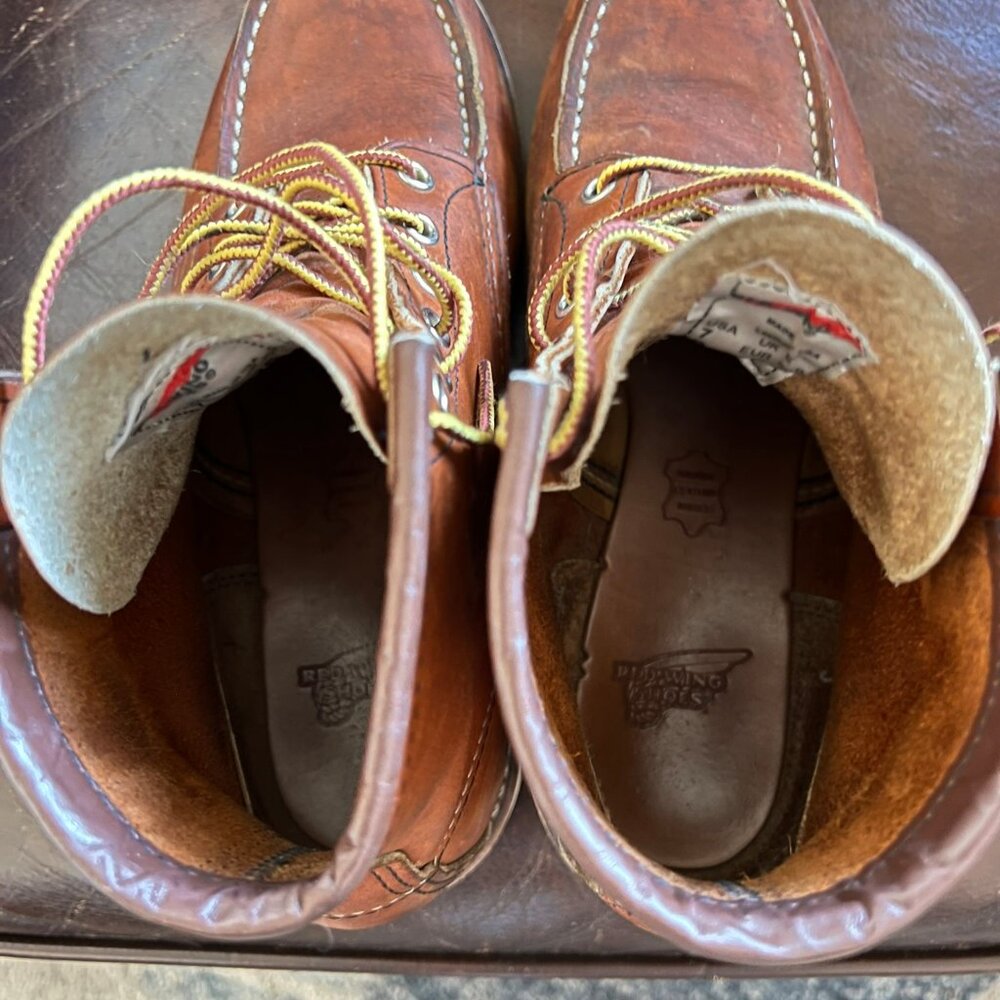 Red Wing Moc Toe 875 Heritage Boots - Picture 2 of 7